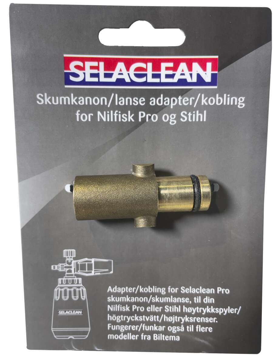 Selaclean Adapter for Nilfisk Pro og Stihl