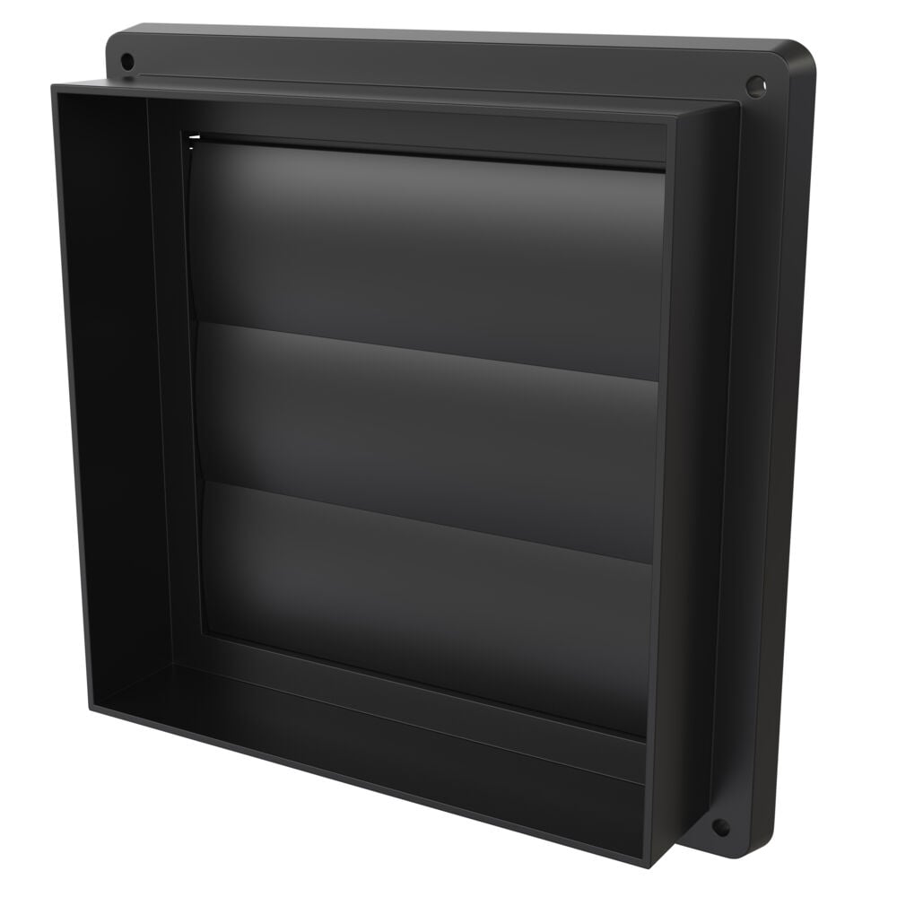 FLEXIT AS lamellventil 180x180mm sort