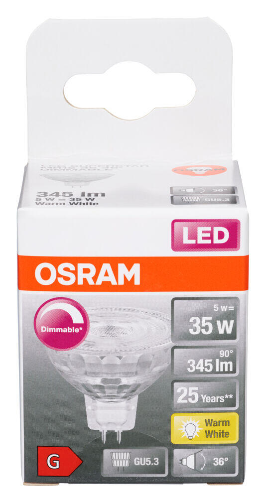 OSRAM LEDSPOT MR16 35 5WGU5,3D