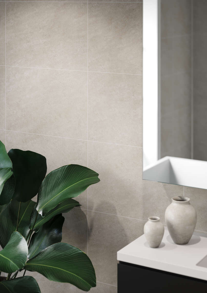 Fibo 4746 M6040 STN Grey Sahara baderomsplate