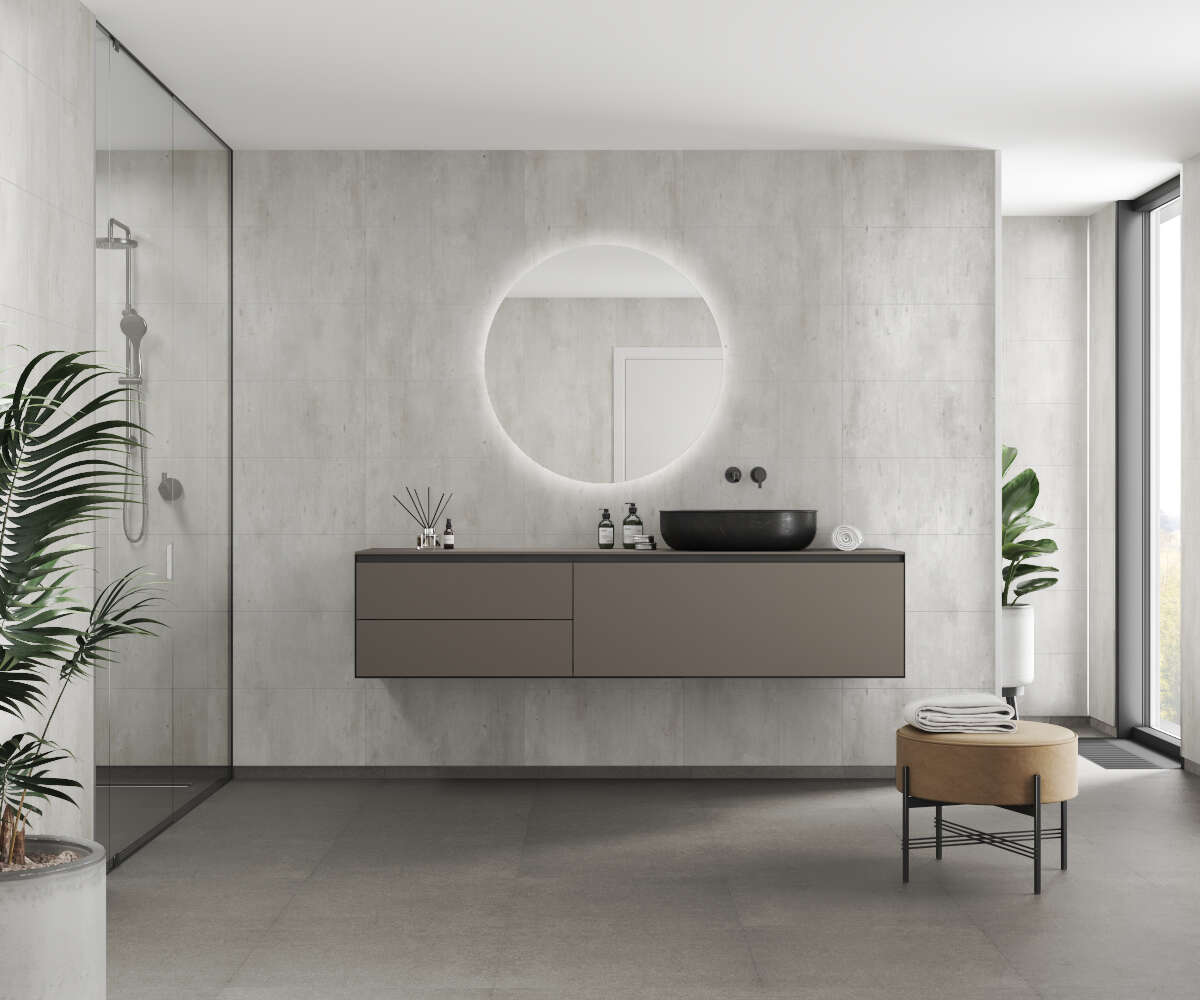 Fibo 2204-M63 S Cracked Cement baderomsplate 2-pk