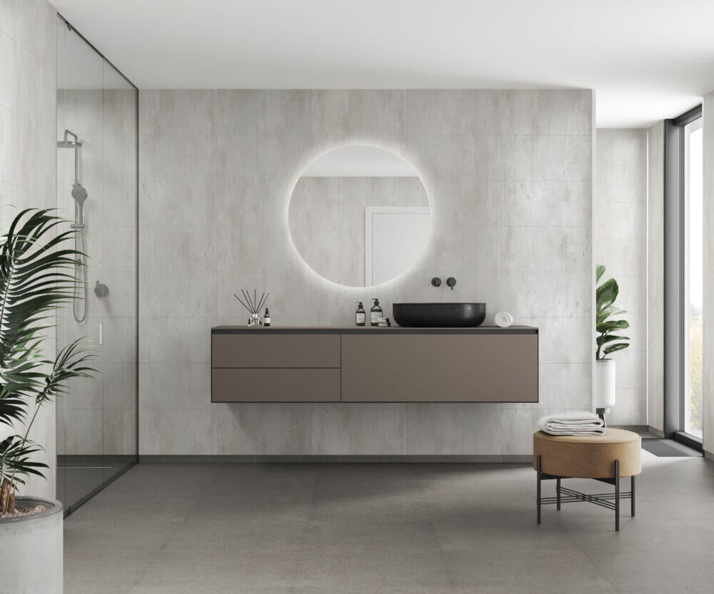 Fibo 2204-M63 S Cracked Cement baderomsplate 2-pk