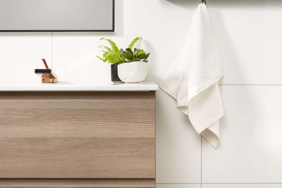 Fibo 3091-FO1 HG Denver White baderomsplate 2-pk