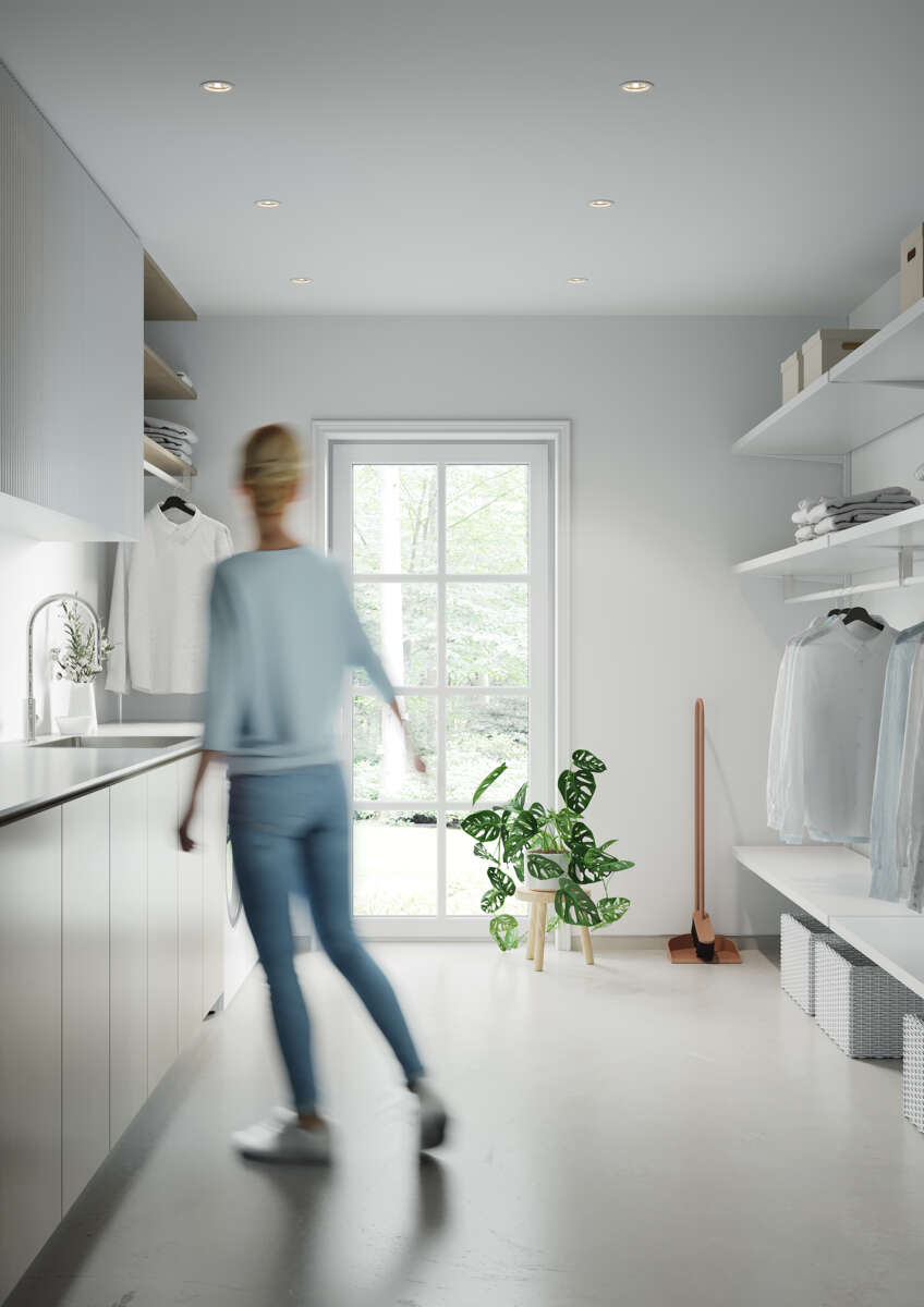 Fibo 110 S Hvit baderomsplate baderomsplate 2-pk