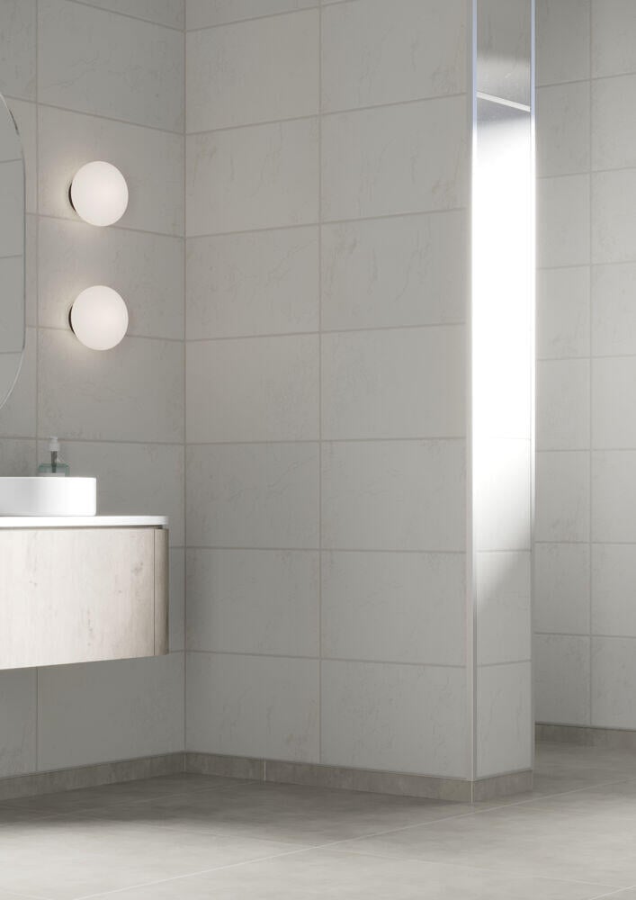 Fibo 1531 Blanco Grande baderomsplate 2-pk