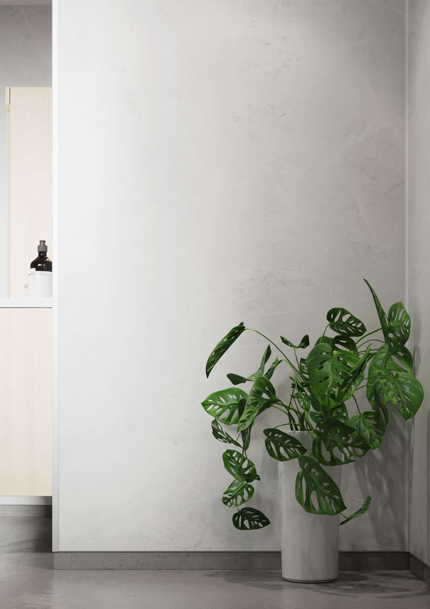 Fibo 2273-M00 S White Marble baderomsplate 2-pk