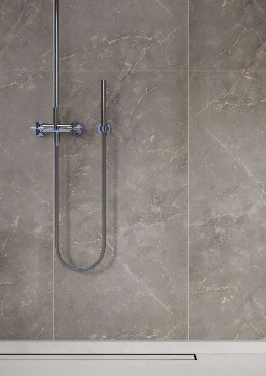 Fibo 2278-M6060 S Golden brown marble baderomsplate