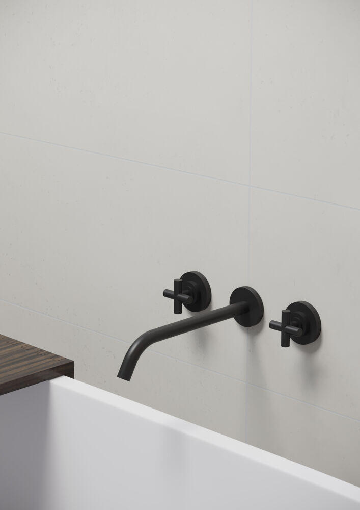 Fibo 2145-M6030 S Grey Cement baderomsplate 2-pk