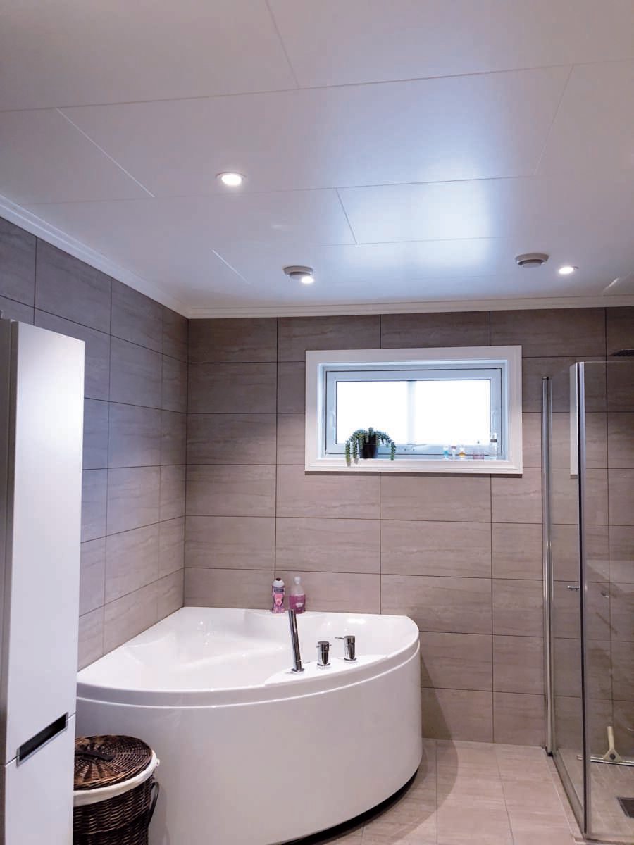 Huntonit Antikk hvit 11x620x1220