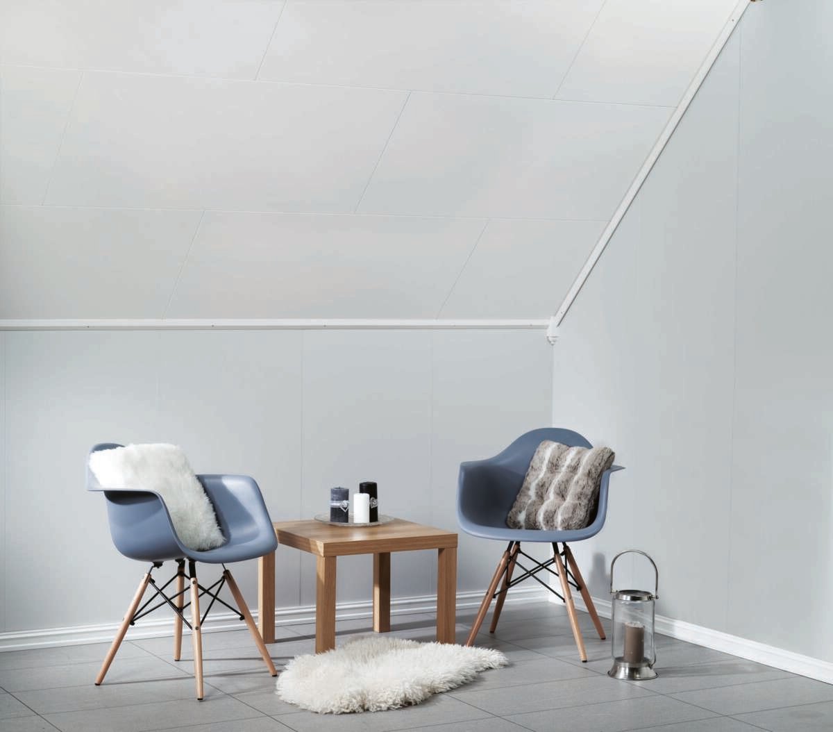 Huntonit Antikk hvit 11x620x1220