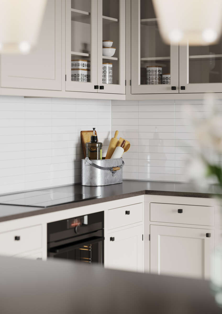 Fibo Denver White HG Kitchen Board 30x5