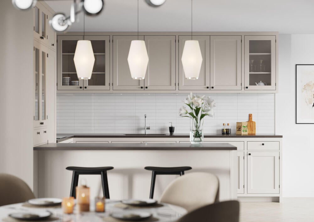 Fibo Denver White HG Kitchen Board 30x5