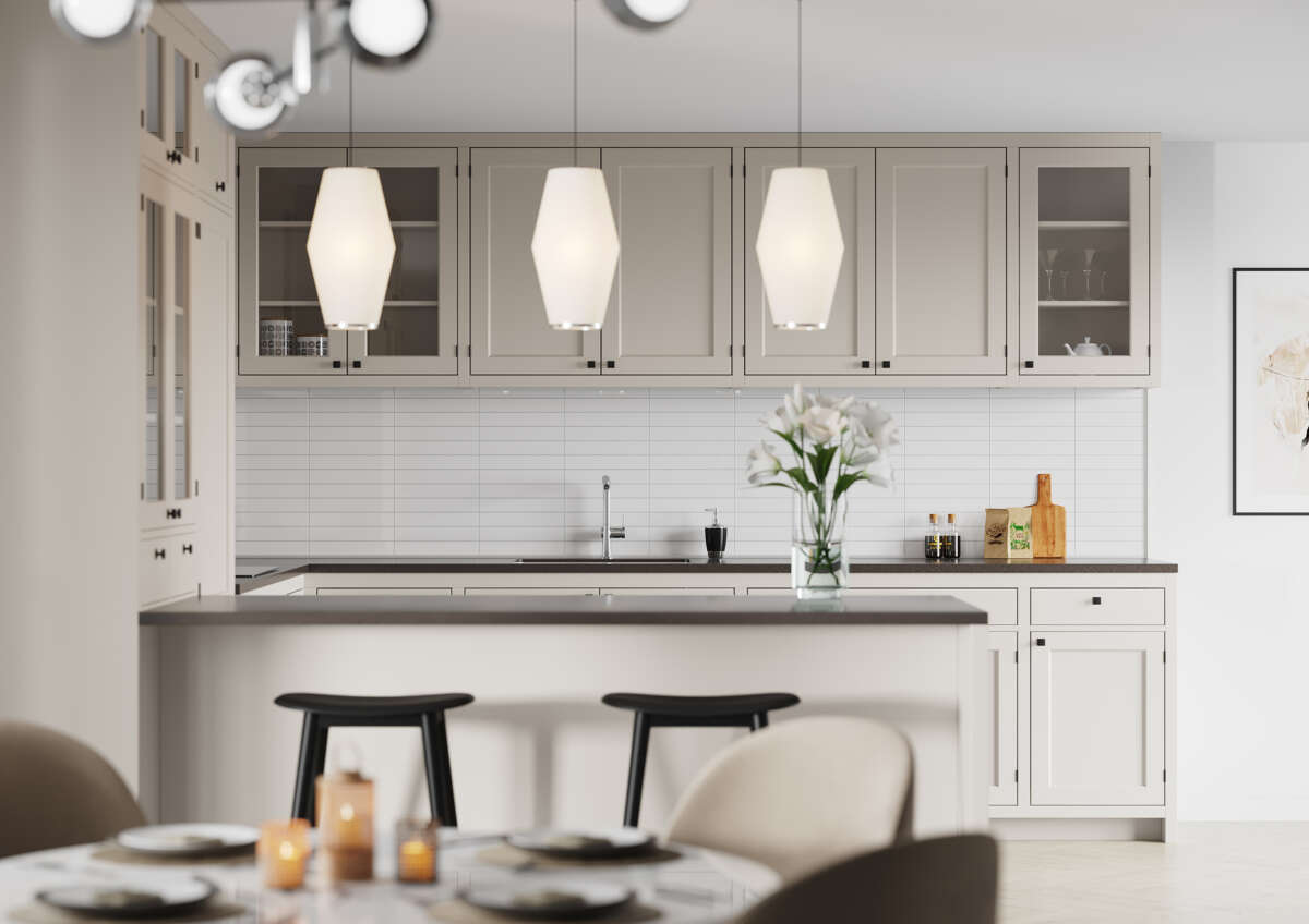 Fibo Denver White HG Kitchen Board 30x5