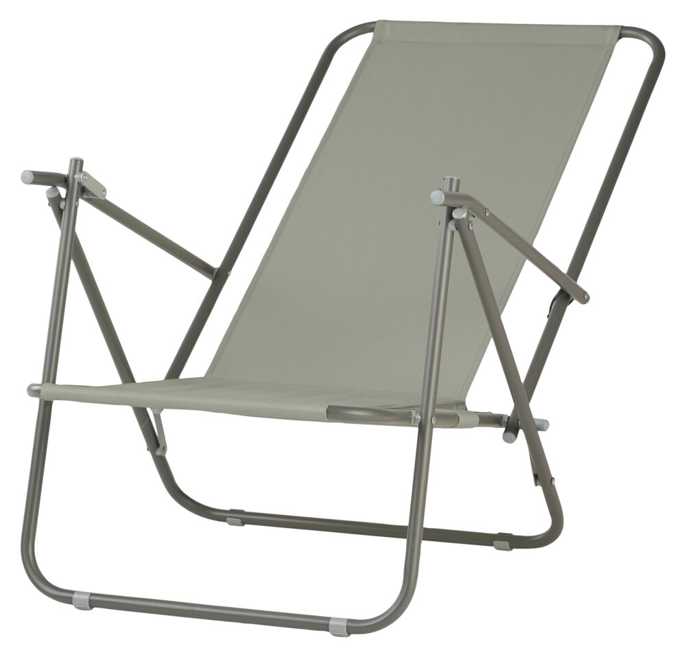 Strandstol/campingstol med høy rygg