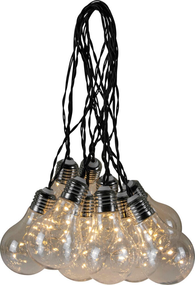 Lyslenke med 10 LEDpærer IP44