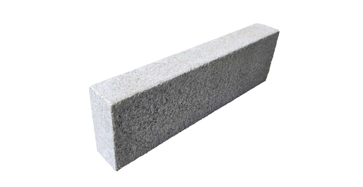 Multiblokk Granitt finhugget 7x15 cm kantstein