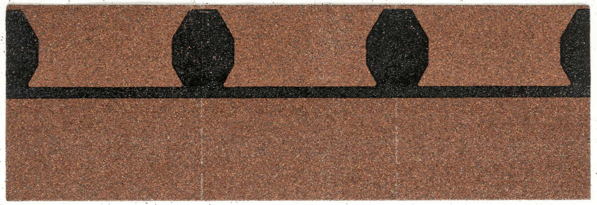 Takfot/mønepl teglrød