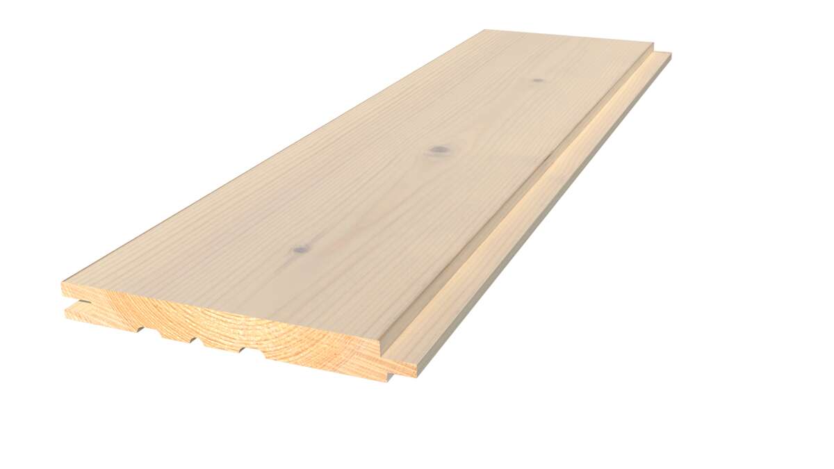 Furu 13x120 sprekk beiset morgendis