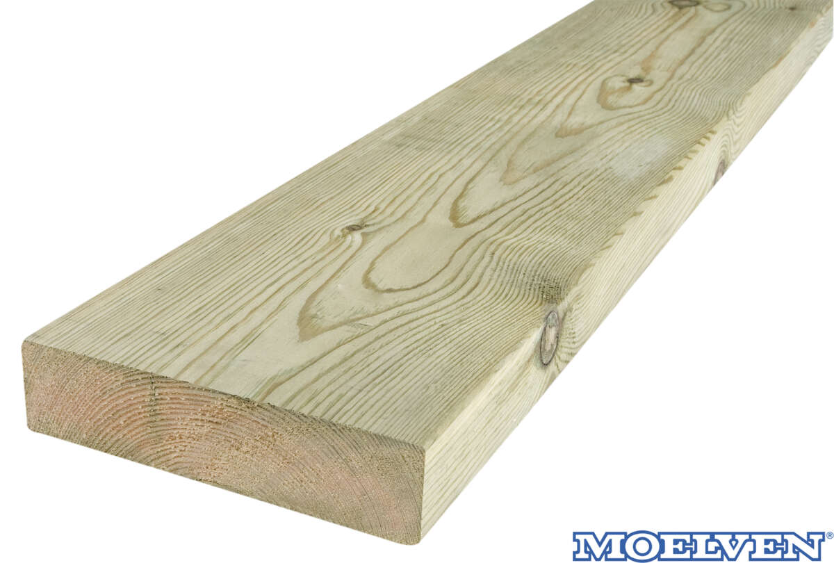Moelven 48x198 Impregnert konstruksjonsvirke