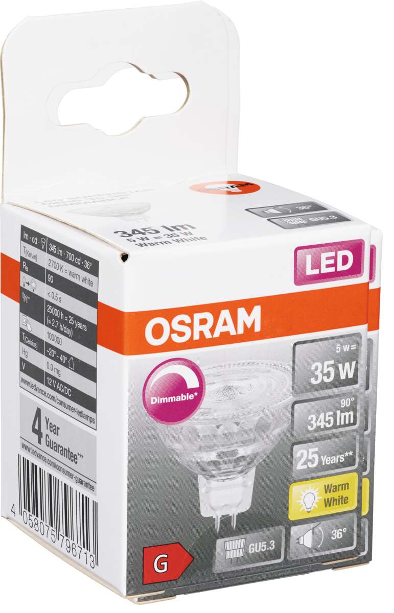 OSRAM LEDSPOT MR16 35 5WGU5,3D