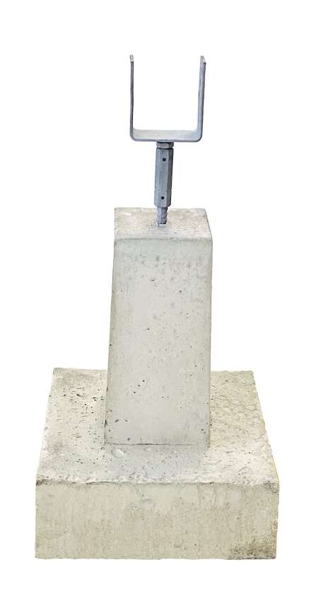 Søylefundament m/4'' justerbar søyle