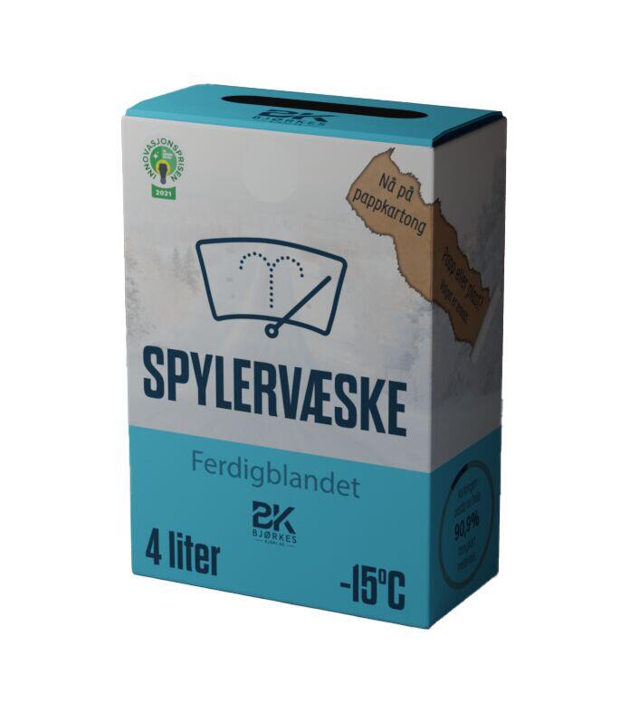 Spylervæske -15C 4liter kartong