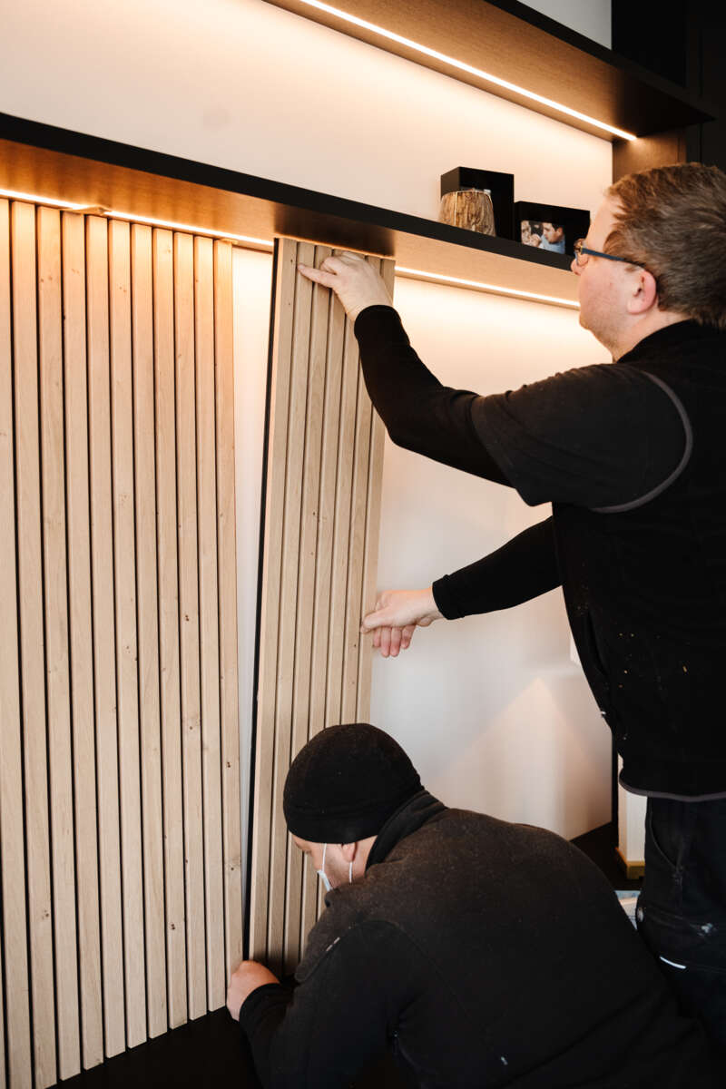 Maestro spilepanel Pepper Oak Avslutningsprofil 2,77m