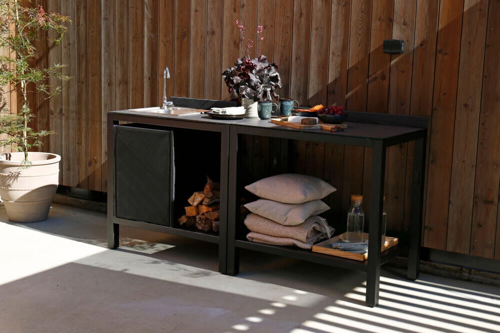 Krifon Napoli utekjøkken med benkeplate