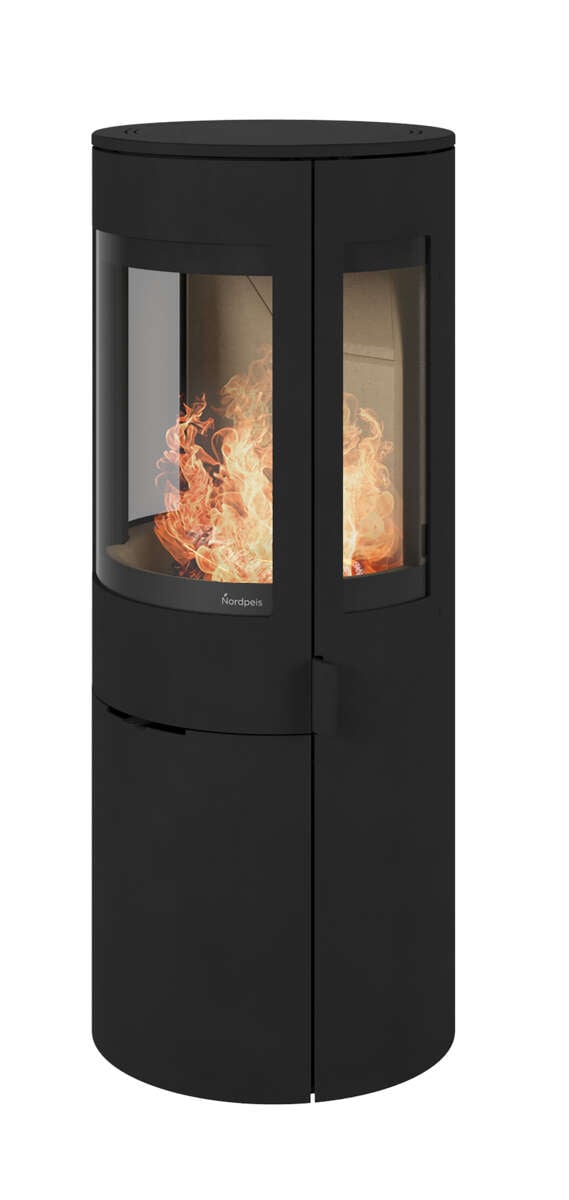 Nordpeis Origo DV m/sideglass peisovn