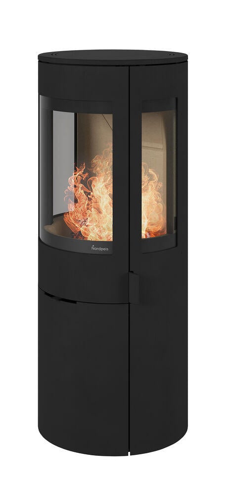 Nordpeis Origo DV m/sideglass peisovn