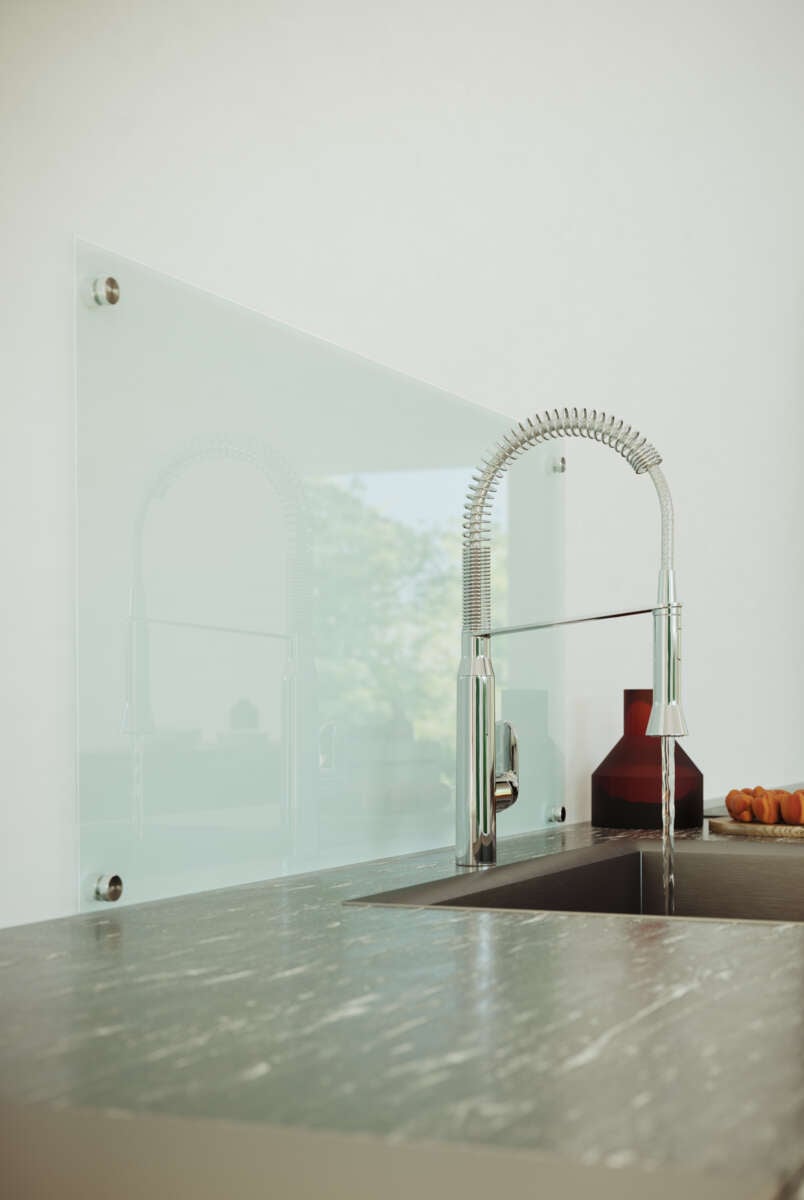 Glassplate herdet 120x45cm