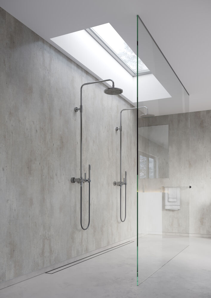 Fibo 2204-F00 Cracked Cement baderomspanel 2-pk