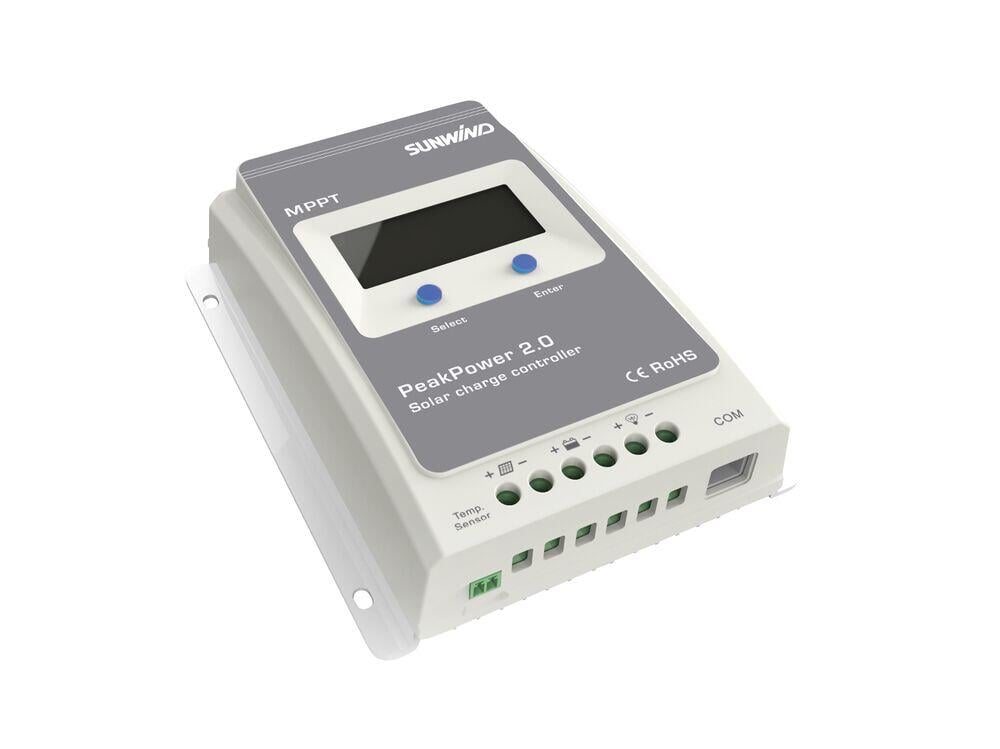 Sunwind Peakpower MPPT 30A solcelleregulator