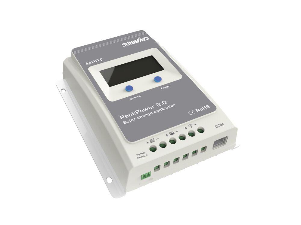 Sunwind Peakpower MPPT 30A solcelleregulator