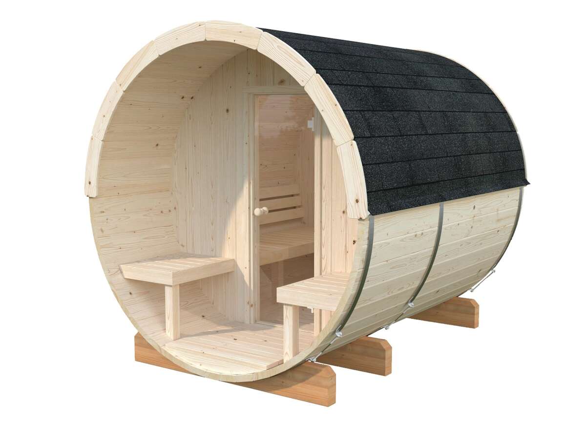 Palmako Badstutønne Anita 1,3+0,7 m2
