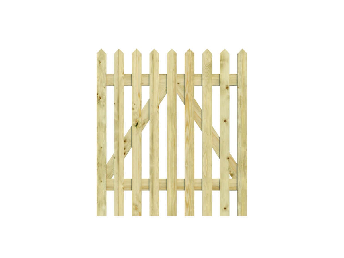 Palmako Luise-10 90x100 cm impregnert port u/beslag