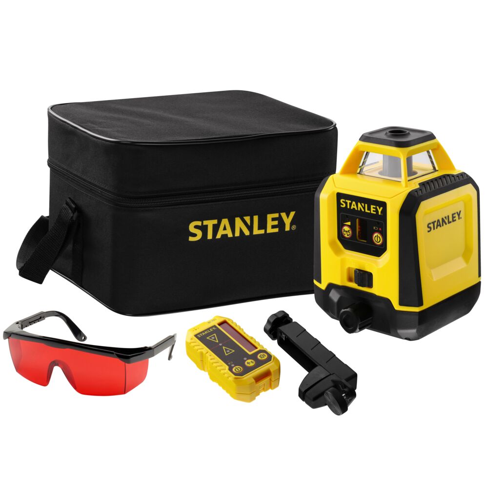 STANLEY rotasjonslaser 360° rød stht77616