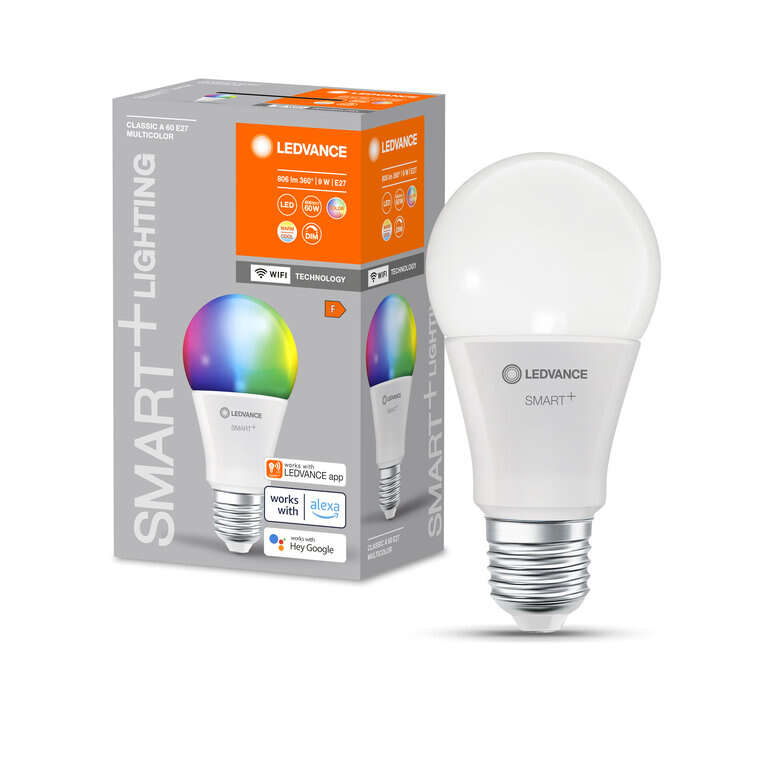Ledvance Smart+ WiFi RGB classic pære