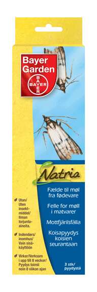 Natria felle for møll i matvarer