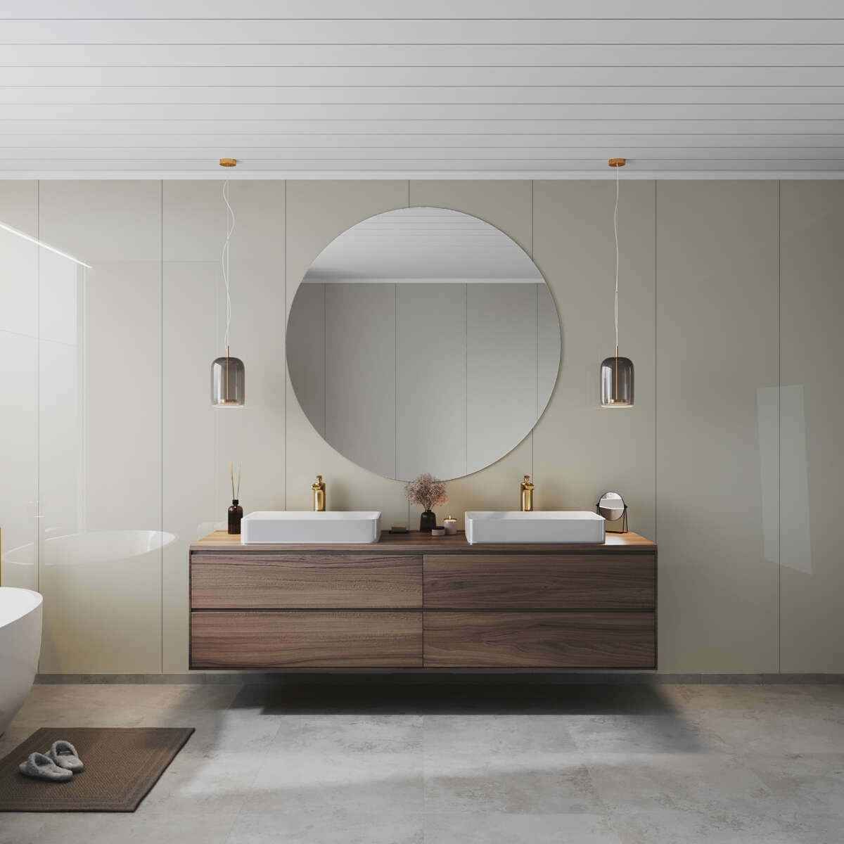 Smartpanel Wetwall Color HighGloss baderomspanel 2-pk