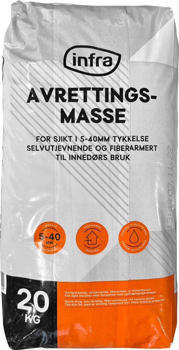 Infra 20 kg avrettingsmasse