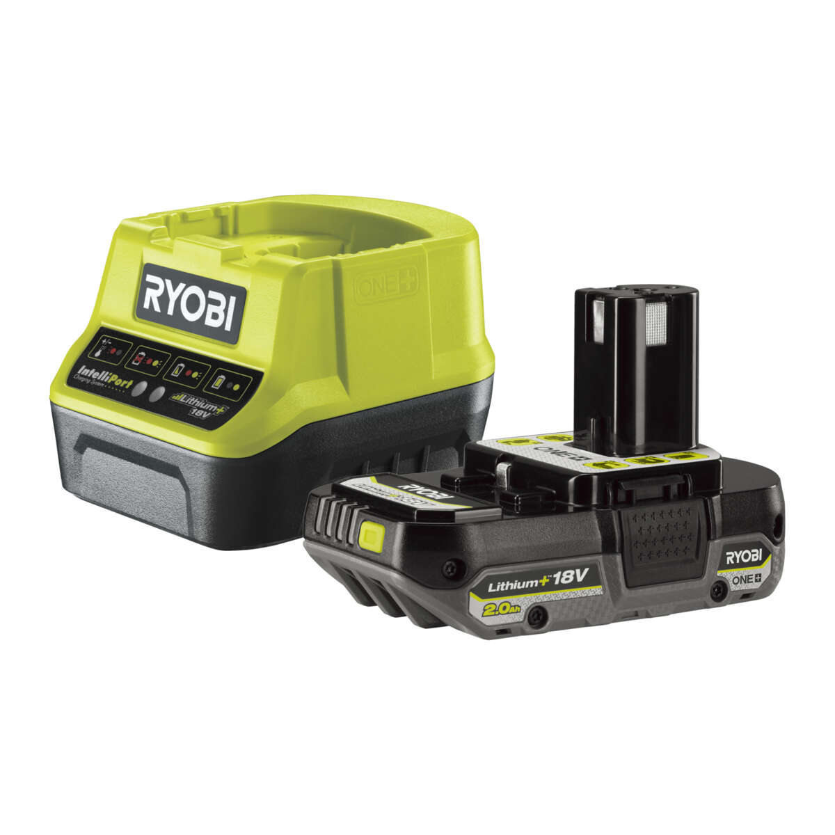 Ryobi RC18120-120C 2,0Ah batteri og lader