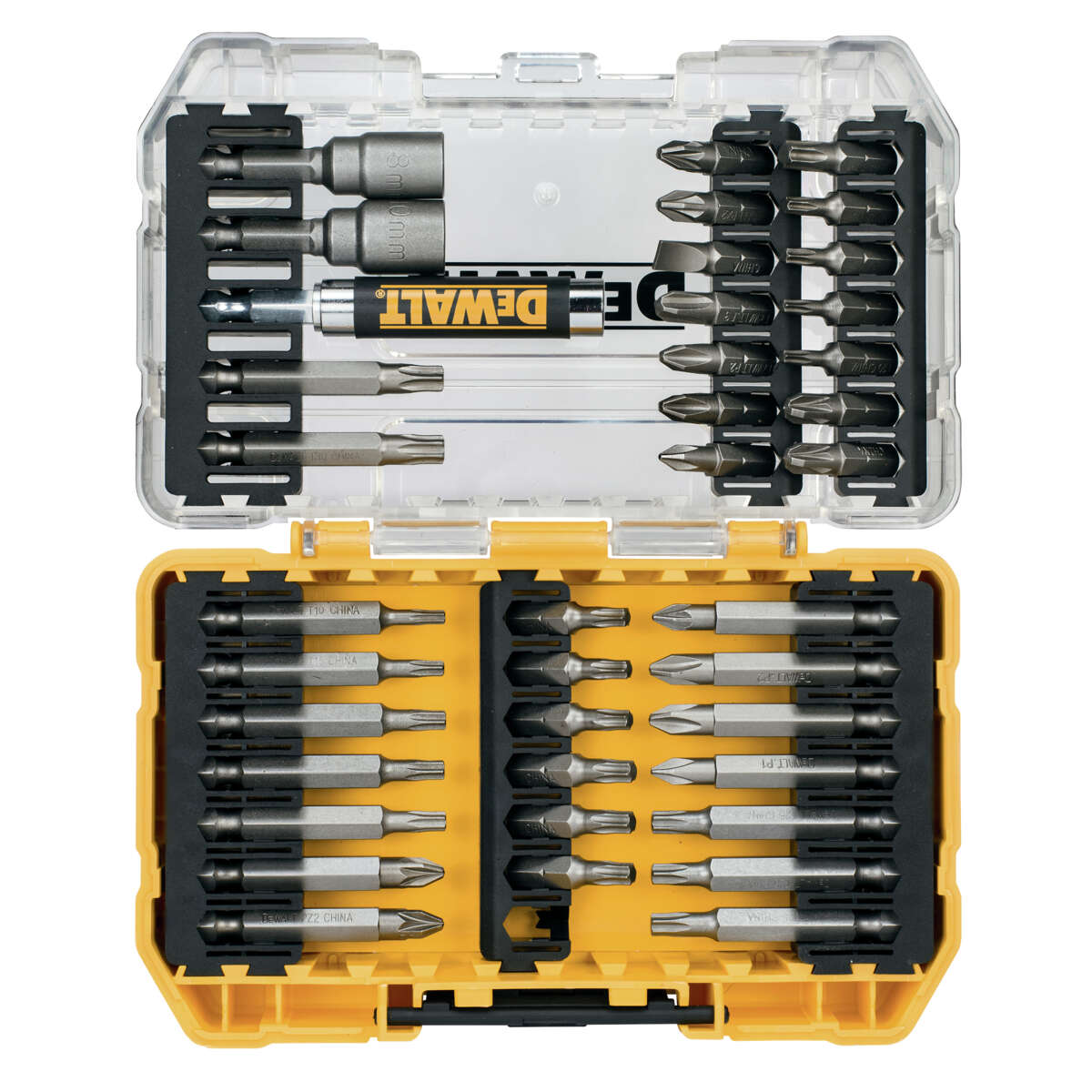 DeWalt bitssett 40 deler med bitsholder