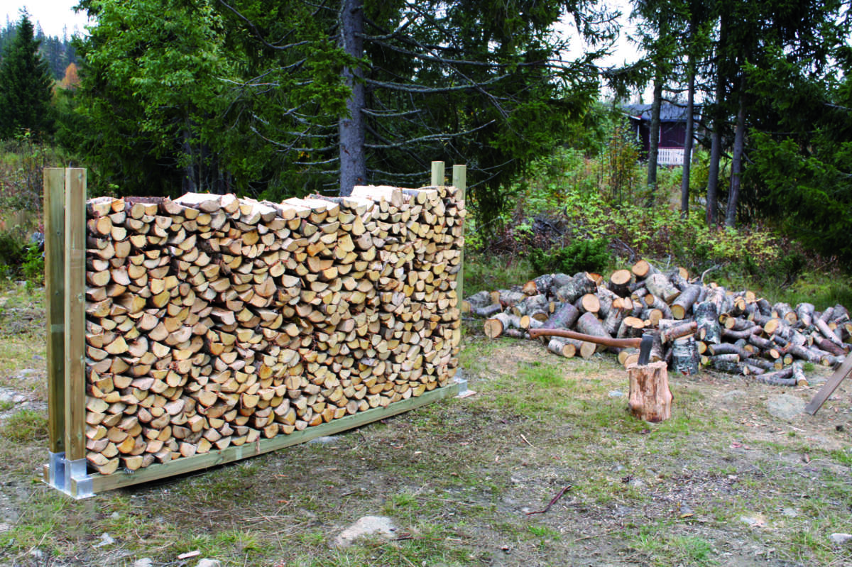 Krifon Brakett Vedlagringsstativ