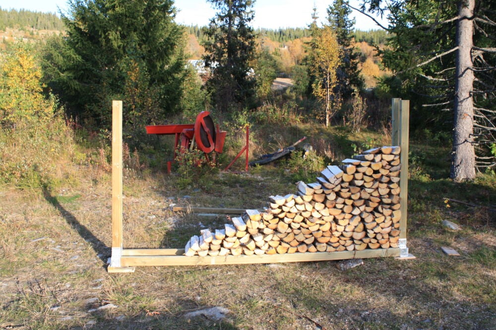 Krifon Brakett Vedlagringsstativ