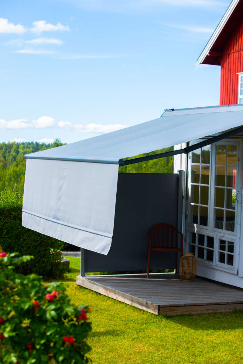 Bohem uttrekkbar semi-transperant levegg 1,6x3 meter
