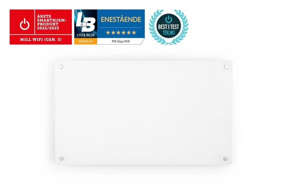 Mill Glass WiFi Gen 3 600W panelovn