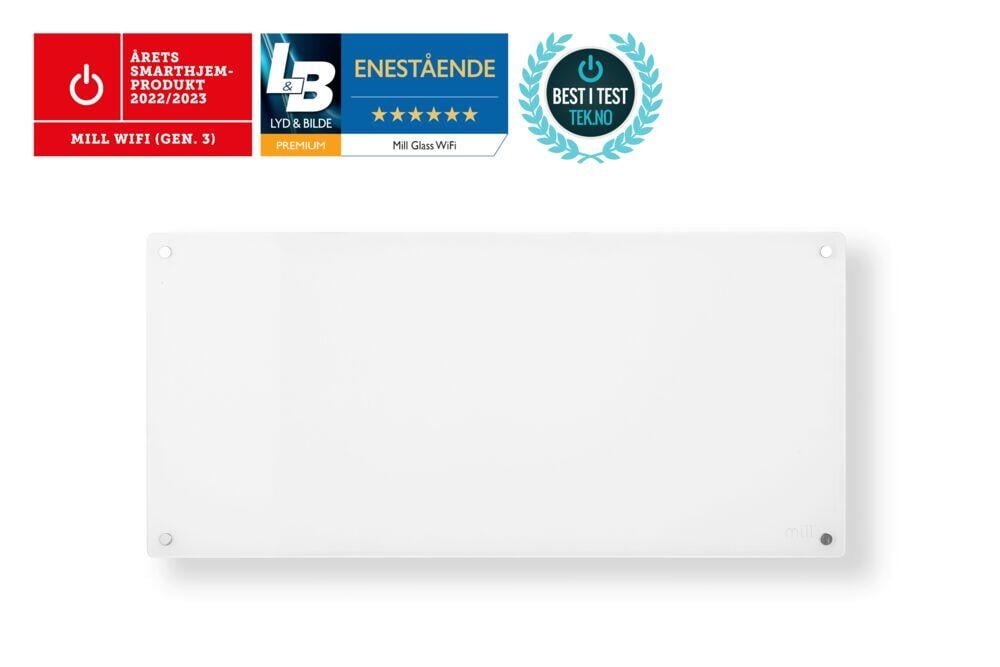 Mill Glass WiFi Gen 3 900W panelovn