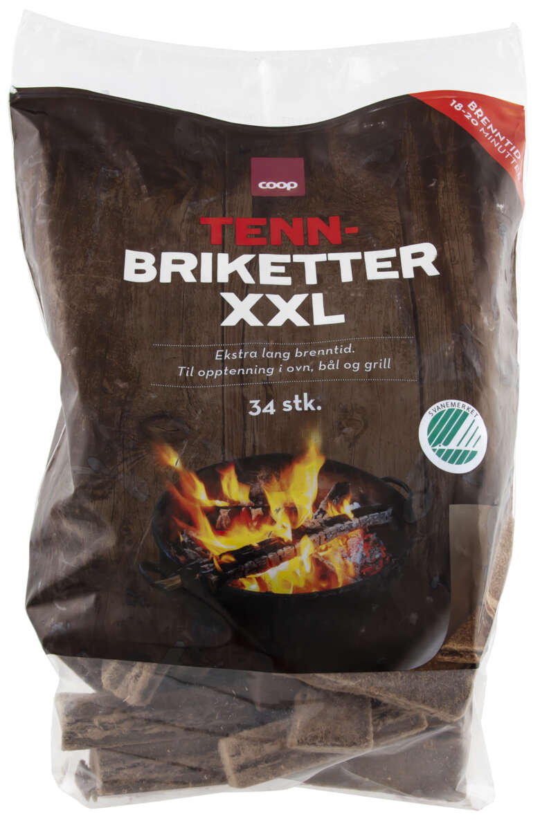 Coop tennbriketter XXL 34stk