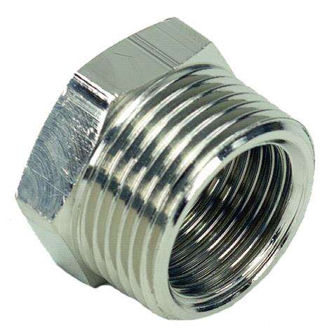 Bussing-metall R20XR10 med utvendige og innvendige gjenger